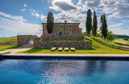 Torre A Castello Villa | Stunning private villa for 12 people with WIFI, A/C, private pool, terrace and panoramic view
