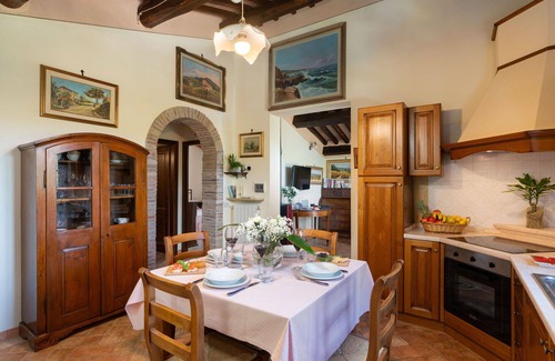 Riparbella Villa | Stunning private villa with private pool, A/C, WIFI, TV, veranda, pets allowed and panoramic view