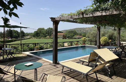 Sodo Villa | Stunning private villa with private pool, A/C, WIFI, TV, patio and panoramic view, close to Cort.