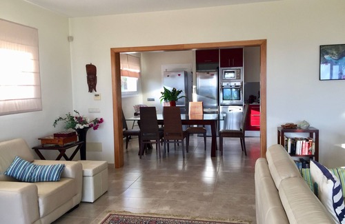 Sant Lluis Villa | Stunning Sea Views, Private Pool, sun patio, Garden, shaded porch, BBQ WiFi A/C