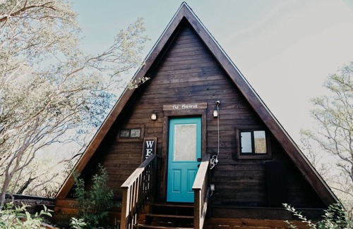 New Braunfels Cabin | Stunning, Secluded A-Frame w/Hammock and Tree Top View