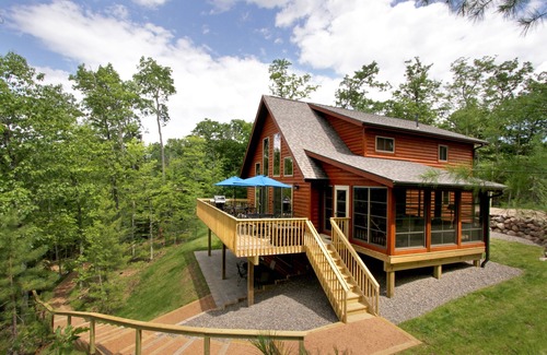 Eagle River House | Stunning views and fun at brand new home on Eagle River Chain Catfish Lake.