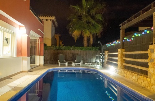 Torre-Pacheco Villa | Stunning Villa - Open Plan & Heated 8m Pool