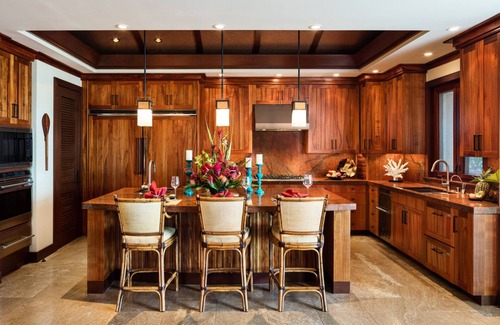 Kamuela House | Stunning Villa with Ocean Views, Pool, Home Theatre + Resort Amenities