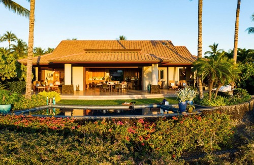 Kamuela House | Stunning Villa with Ocean Views, Pool, Home Theatre + Resort Amenities