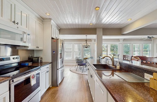 Sea Trail House | Stunning waterfront coastal home close to the beach and local attractions