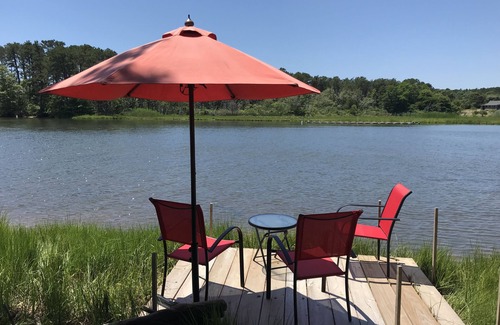 Dennis Port House | Stunning Waterfront Home on a Lake with a shared kitchen ~ #C0025970750