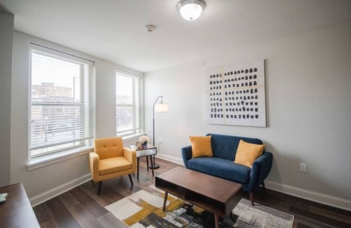Champaign Apartment | Stylish 1 BR/1BA at The Inman - 206
