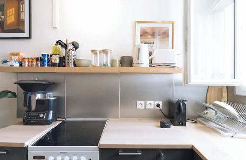 Quartier du Pont-de-Flandre Apartment | Stylish 1BD Apartment in La Villette