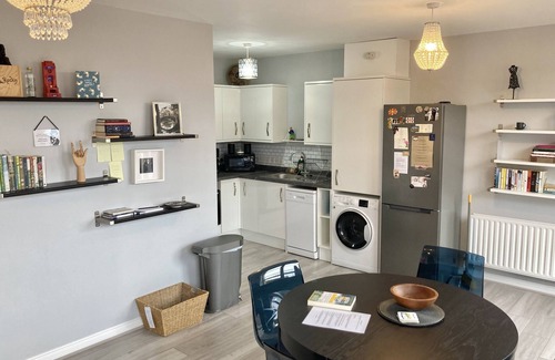 Belfast Central District Condo | Stylish 2-bed, 2-bath condo with private balcony