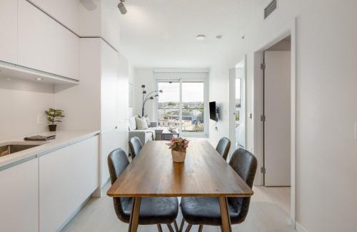 Mount Pleasant Apartment | Stylish 2BR Retreat with Parking and Gym in Olympic Village