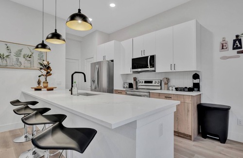 Dallas House | Stylish 3BR Dallas Townhouse Rooftop Backyard Garage