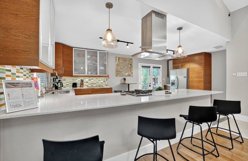 North Austin Civic Association House | Stylish 3BR Home + Private Pool