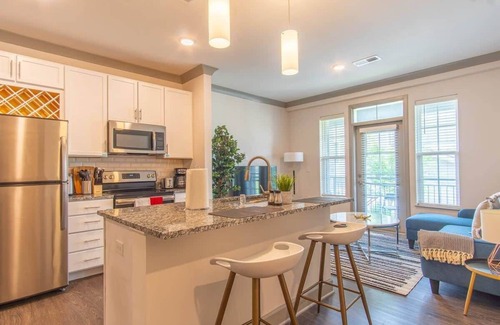 Buechel Apartment | Stylish and Serene 1BR Suite | Pool, Parking, and