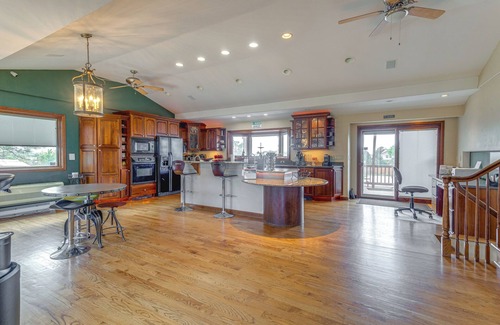 Aurora House | Stylish Aurora Farmhouse w/Deck, Animals On-Site!