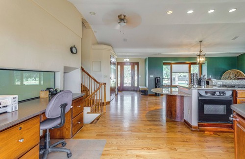 Aurora House | Stylish Aurora Farmhouse w/Deck, Animals On-Site!