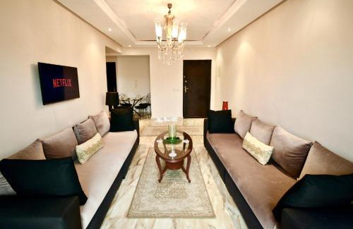 Semlalia Apartment | Stylish, Comfy Gem 5 Location,Pool, Balcony