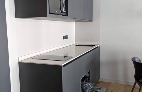St. Paul Apartment | Stylish Conlon House Studio | Top location Munich | Kitchen & fully equipped