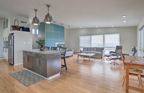 Miller Beach House | Stylish Escape w/ Elevated Deck - Walk to Beach!