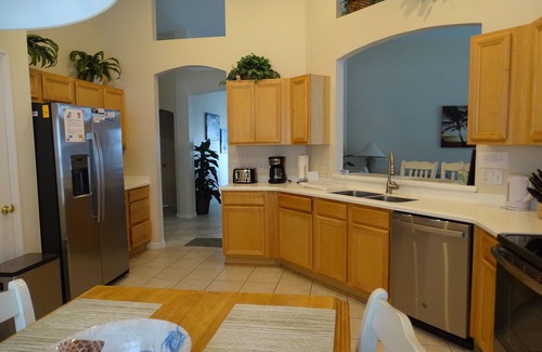 West Haven House | Stylish Ever Popular House with Large Solar Heated Pool/Spa in Gated Community