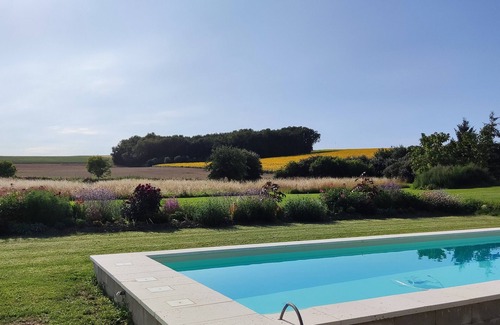 Saint-Martial-Viveyrol Apartment | Stylish and secluded, L'Atelier is the perfect adults-only escape for two.