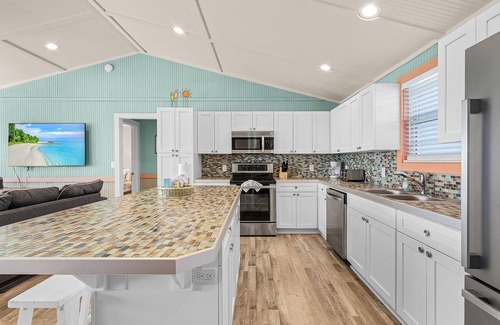 Mid Island House | Stylish Home, Private Heated Pool, Steps to Sugar White Sand Beach!