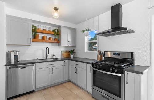 Rolando Village House | Stylish Mid-Century Modern Home - Canyon Views & Fenced Yard