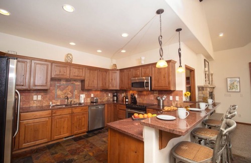 Stanley Hills Condo | Stylish mountain family home with hot tub and all the views you could ask for!
