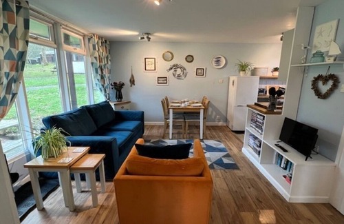 Lelant Ski Chalet | Stylish, nautical themed chalet, in peaceful woodland setting, close to St Ives