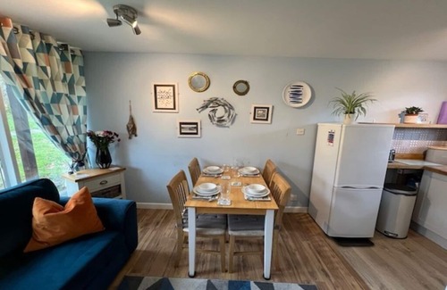 Lelant Ski Chalet | Stylish, nautical themed chalet, in peaceful woodland setting, close to St Ives