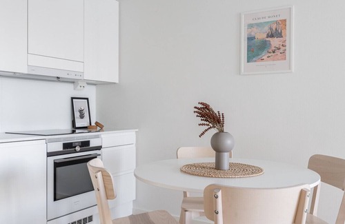 Tampere Apartment | Stylish New 1BR Home with Sauna, Hosts 4 Guests