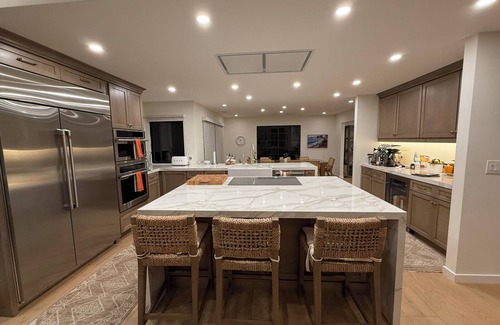 Mission Canyon House | Stylish New Remodel Mission Canyon retreat near the Mission, parks, and gardens.