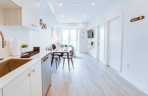 Kitchener Apartment | Stylish Open Concept Condo w/Gym