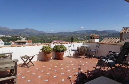 Alora House | Stylish townhouse with superb views, elegant courtyard, pool and large terraces