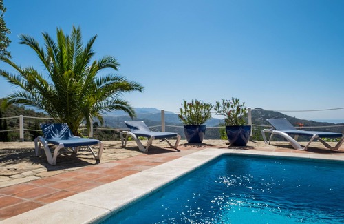 Arenas Villa | Stylish villa, pool, sea view, wifi, aircon, quiet spot, private, Costa del Sol