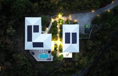 Bordeaux Mountain Villa | Sugarview Villa: Entire Mainhouse + Cottage, Ocean Views