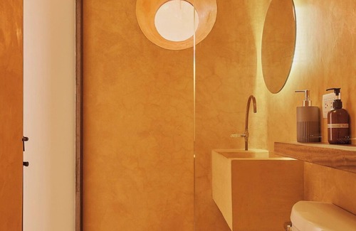 Ruta Independencia Apartment | Suite Amarillo Diseno ubicacion terraza y AC