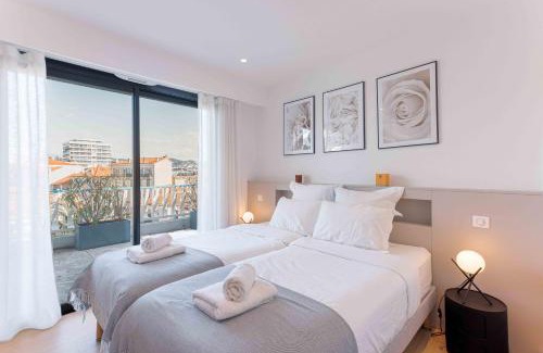 Riou - Petit Juas - Av de Grasse Apartment | Suite Horizon Penthouse d'exception avec Vue Mer à Cannes