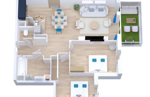 Les Sables d'Olonne Apartment | Suite Olonna Spa et Terrasse à 7 min des plages