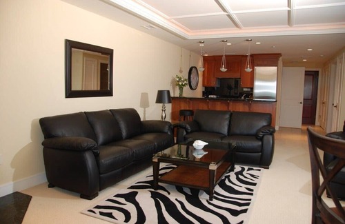 Traverse City Condo | Suite with direct view of Grand Traverse Bay