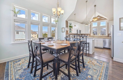 Wind Over Waves House | SUMMER SAVINGS Semi-Soundfront Dog Friendly w Pool, Hot Tub, Elevator, Cmty Dock