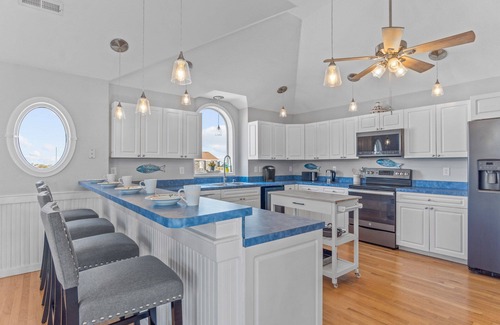 Wind Over Waves House | SUMMER SAVINGS - Semi-Soundfront w/Pool, Hot Tub, Game Room, and Cmty Boat Ramp