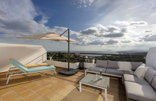 Manilva House | ☀Sun-flooded house/☀ Panorama sea view & pool