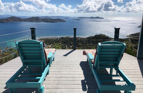 Johnson Bay Villa | Sun, Moon & Stars Villa - Huge Views, Hot Tub, Solar Heated Pool & Tesla Battery