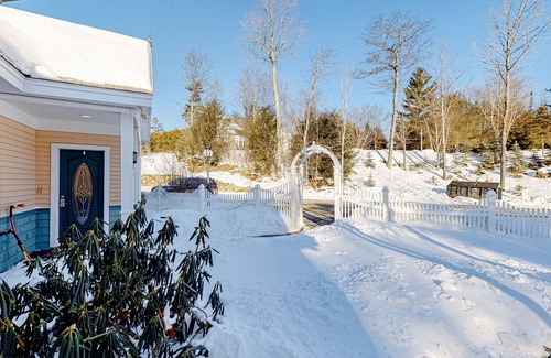 Jackson House | Sunlit Suite with a Kitchenette, Gas Fireplace, Fast WiFi, Patio, & Pool