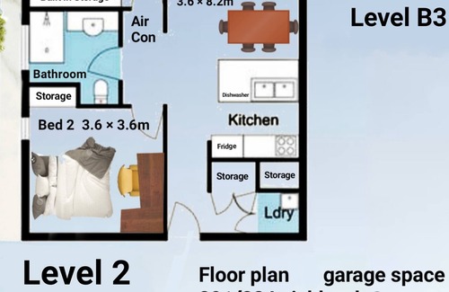 Spring Hill Apartment | Sunny 2-Bedroom Apartment with Views Brisbane CBD