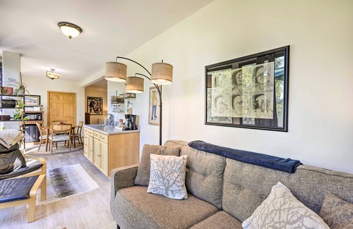 Fairbanks Apartment | Sunny downtown studio with kitchenette, smart TV, AC, & balcony