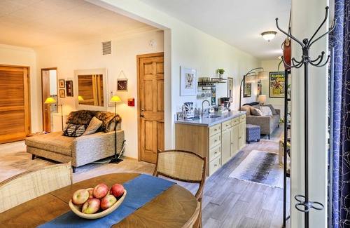 Fairbanks Apartment | Sunny downtown studio with kitchenette, smart TV, AC, & balcony