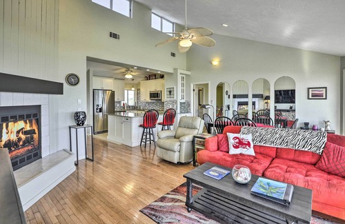 Flagler Beach House | Sunny Florida Home w/Decks & View, Steps to Beach