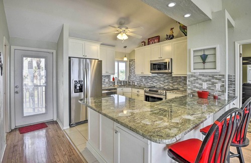Flagler Beach House | Sunny Florida Home w/Decks & View, Steps to Beach